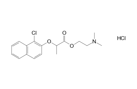 2-[(1-chloro-2-naphthyl)oxy]propionic acid, 2-(dimethylamino)ethyl ester, hydrochloride