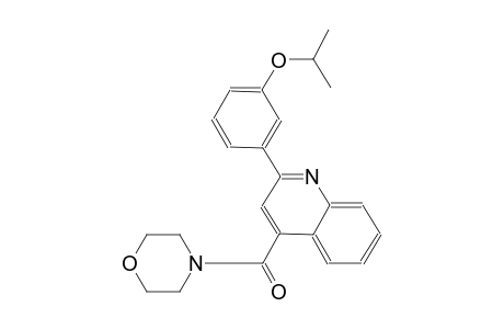 2-(3-isopropoxyphenyl)-4-(4-morpholinylcarbonyl)quinoline