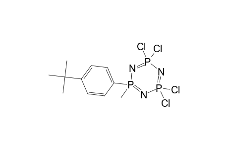 1-Methyl-1-(p-tert-butylphenyl)tetrachlorocyclotriphosphazene