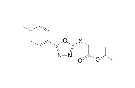 acetic acid, [[5-(4-methylphenyl)-1,3,4-oxadiazol-2-yl]thio]-, 1-methylethyl ester