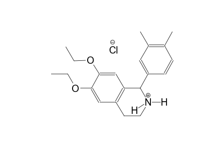 isoquinolinium, 1-(3,4-dimethylphenyl)-6,7-diethoxy-1,2,3,4-tetrahydro-, chloride