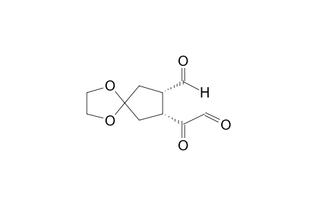 (+/-)-3ALPHA-(1,2-DIOXOETHYL)-4DELTA-FORMYL-1,1-ETHYLENEDIOXYCYCLOPENTANE