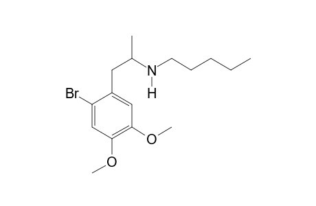 N-Pentyl-2-bromo-4,5-dimethoxyamphetamine
