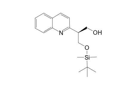 (S)-3-(tert-Butyldimethylsiloxy)-2-(2-quinolyl)propan-1-ol