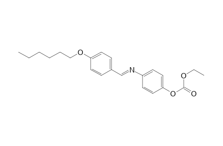 Carbonic acid, ethyl 4-[[[4-(hexyloxy)phenyl]methylene]amino]phenyl ester