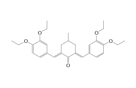 (2E,6E)-2,6-bis(3,4-diethoxybenzylidene)-4-methylcyclohexanone