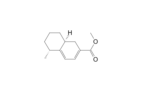 2-Naphthalenecarboxylic acid, 1,5,6,7,8,8a-hexahydro-5-methyl-, methyl ester, cis-(.+-.)-