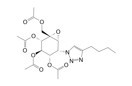 (1R,2S,3R,4S,5R,6R)-1-(Acetoxymethyl)-5-(4-butyl-1H-1,2,3-triazol-1-yl)-7-oxa-bicyclo[4.1.0]heptane-2,3,4-triyl Triacetate
