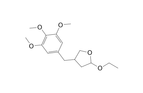 2-Ethoxy-4-(3,4,5-trimethoxybenzyl)tetrahydrofuran
