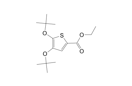 2-Thiophenecarboxylic acid, 4,5-di-tert-butoxy-, ethyl ester