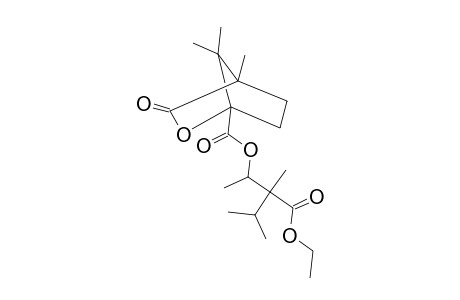 2-Oxabicyclo[2.2.1]heptane-1-carboxylic acid, 2-ethoxycarbonyl-3-oxo-4,7,7-trimethylbutyl ester