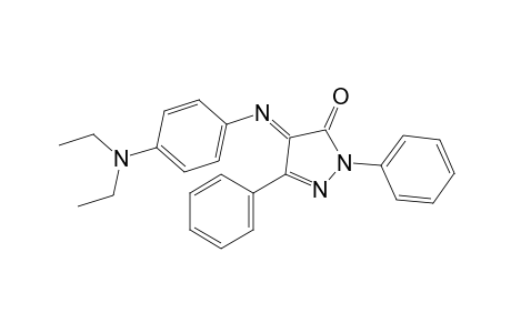 4-[p-(diethylamino)phenylimino]-1,3-diphenyl-2-pyrazolin-5-one