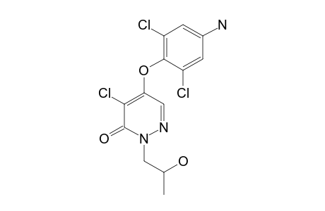 4-(4-AMINO-2,6-DICHLORO-PHENOXY)-5-CHLORO-1-(2-HYDROXYPROPYL)-PYRIDAZIN-6-ONE