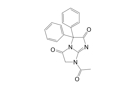 1-Acetyl-5,5-diphenyl-2,3,5,6-tetrahydroimidazo[2,1-b]imidazoline-3,6-dione
