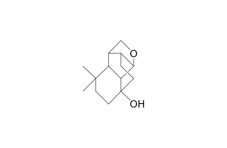 (.+-.)-(1RS, 4RS,5RS,9Sr,12sr,13RS)-6,6-dimethyl-2-oxa-tetracyclo(7.3.1.0/4,12/.0/5,13/)tridecan-9-ol