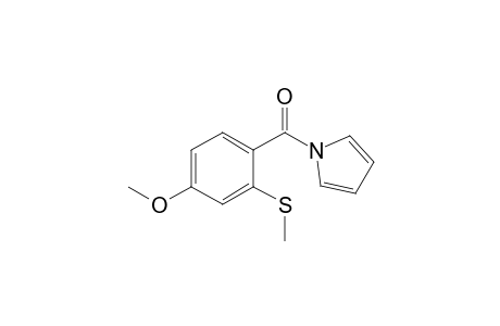 N-(2-Methylthio-4-methoxybenzoyl)pyrrole