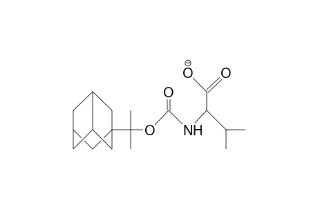 N-[1-(1-Adamantyl)-1-methyl-ethoxycarbonyl]-valine anion