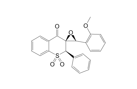 TRANS,CIS-(+/-)-3'-(2-METHOXYPHENYL)-2-PHENYLSPIRO-[2H-1-BENZOTHIOPYRAN-3(4H),2'-OXIRAN]-4-ONE-1,1-DIOXIDE