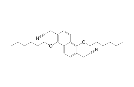 2-[6-(cyanomethyl)-1,5-dihexoxy-2-naphthalenyl]acetonitrile