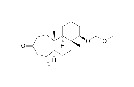 (4R,4aR,6aS,7R,11aS,11bR)-4-(Methoxymethoxy)-4a,7,11a-trimethyl-tetradecahydro-9H-cyclohepta[a]naphthalen-9-one