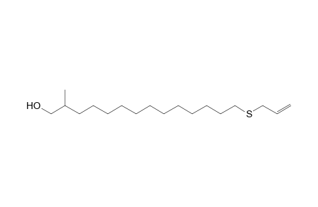 14-Hydroxy-13-methyltetradecanyl 2-propenyl sulfide