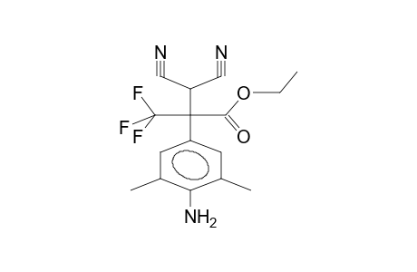 2,6-DIMETHYL-4-[(2,2-DICYANO-1-ETHOXYCARBONYL-1-TRIFLUOROMETHYL)ETHYL]ANILINE