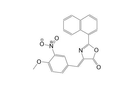 (4Z)-4-(4-methoxy-3-nitrobenzylidene)-2-(1-naphthyl)-1,3-oxazol-5(4H)-one