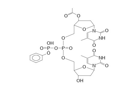 P,P-BIS(3'-O-ACETYLDEOXYTHYMIDIN-5'-YL)-P'-PHENYLPYROPHOSPHATE