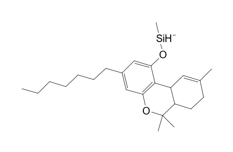 [(3-Heptyl-6,6,9-trimethyl-6a,7,8,10a-tetrahydro-6H-benzo[c]chromen-1-yl)oxy](dimethyl)silane