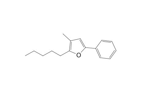 3-Methyl-2-pentyl-5-phenylfuran