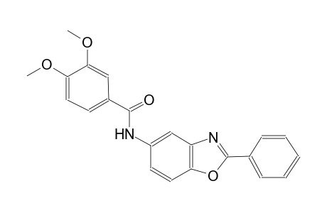 benzamide, 3,4-dimethoxy-N-(2-phenyl-5-benzoxazolyl)-