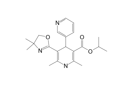 ISOPROPYL-1,4-DIHYDRO-2,6-DIMETHYL-4-(3-PYRIDINYL)-5-[2-(4,5-DIHYDRO-4,4-DIMETHYLOXAZOLIN-2-YL)]-3-PYRIDINECARBOXYLATE