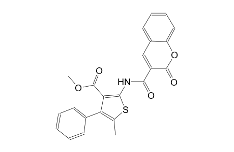 methyl 5-methyl-2-{[(2-oxo-2H-chromen-3-yl)carbonyl]amino}-4-phenyl-3-thiophenecarboxylate