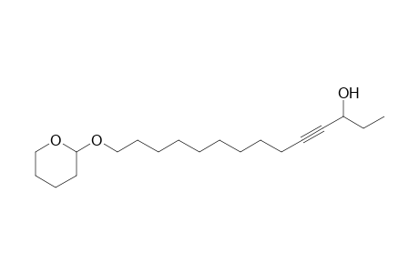 14-(2-oxanyloxy)-4-tetradecyn-3-ol