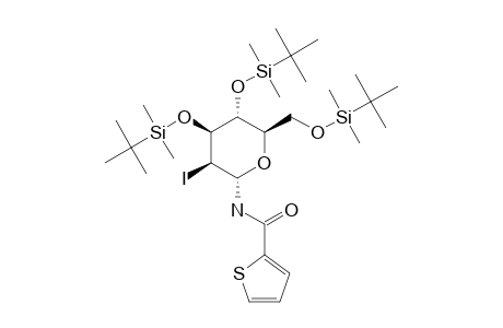 N-[3,4,6-TRIS-(O-TERT.-BUTYLDIMETHYLSILYL)-2-DEOXY-2-IODO-ALPHA-D-MANNOPYRANOSYL]-THIOPHENECARBOXAMIDE