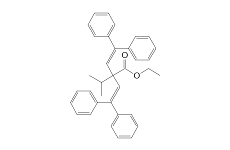 2-(2,2-diphenylethenyl)-4,4-diphenyl-2-propan-2-yl-3-butenoic acid ethyl ester