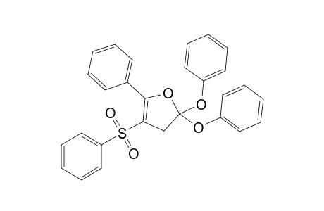 2,2-Diphenoxy-5-phenyl-4-(phenylsulfonyl)-3H-furan
