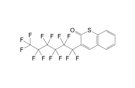 3-(1,1,2,2,3,3,4,4,5,5,6,6,6-tridecafluorohexyl)-1-benzothiopyran-2-one