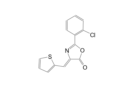 (4Z)-2-(2-chlorophenyl)-4-(2-thienylmethylene)-1,3-oxazol-5(4H)-one