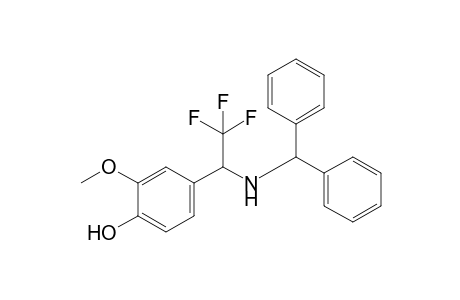 4-[1-(Benzhydrylamino)-2,2,2-trifluoroethyl]-2-methoxyphenol