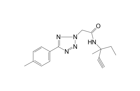 Acetamide, N-(1-ethyl-1-methylprop-2-ynyl)-2-(5-p-tolyltetrazol-2-yl)-