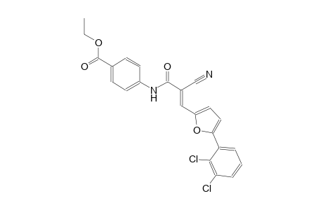 ethyl 4-({(2E)-2-cyano-3-[5-(2,3-dichlorophenyl)-2-furyl]-2-propenoyl}amino)benzoate