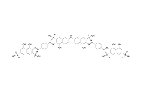 3-({4-[(6-{[6-({4-[(1,8-Dihydroxy-3,6-disulfo-2-naphthyl)diazenyl]phenyl}diazenyl)-5-hydroxy-7-sulfo-2-naphthyl]amino}-1-hydroxy-3-sulfo-2-naphthyl)diazenyl]phenyl}diazenyl)-4,5-dihydroxy-2,7-naphthalenedisulfonic acid