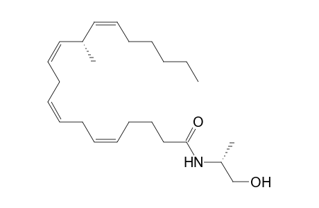 (13S,5Z,8Z,11Z,14Z)-N-((R)-1-Hydroxypropan-2-yl)-13-methyleicosa-5,8,11,14-tetraenamide