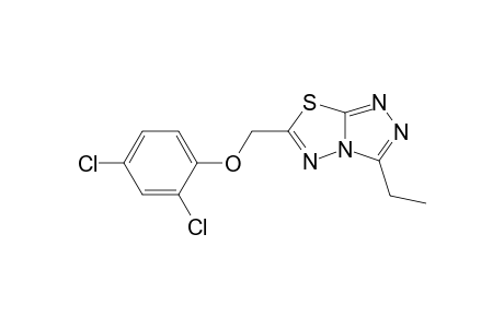 2,4-Dichlorophenyl (3-ethyl[1,2,4]triazolo[3,4-b][1,3,4]thiadiazol-6-yl)methyl ether