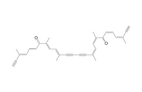 3,5,8,10,16,18,21,23-Hexacosaoctaene-1,12,14,25-tetrayne-7,20-dione, 3,8,11,16,19,24-hexamethyl-, (E,E,E,E,Z,Z,Z,Z)-