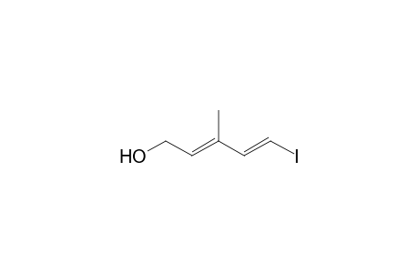 (E,E)-5-Iodo-3-methylpenta-2,4-dien-1-ol