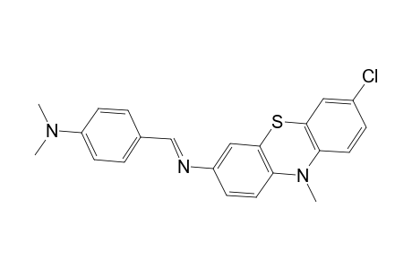 7-Chloro-N-((E)-[4-(dimethylamino)phenyl]methylidene)-10-methyl-10H-phenothiazin-3-amine