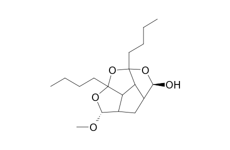 1,9-Di-n-butyl-3.beta.-hydroxy-7.alpha.-methoxy-2,8,12-trioxatetracyclo[7.2.1.0(.4,11)0.(6,10)]dodecane