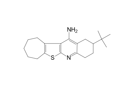 1H-Cyclohepta[4,5]thieno[2,3-b]quinolin-12-amine, 2-(1,1-dimethylethyl)-2,3,4,7,8,9,10,11-octahydro-
